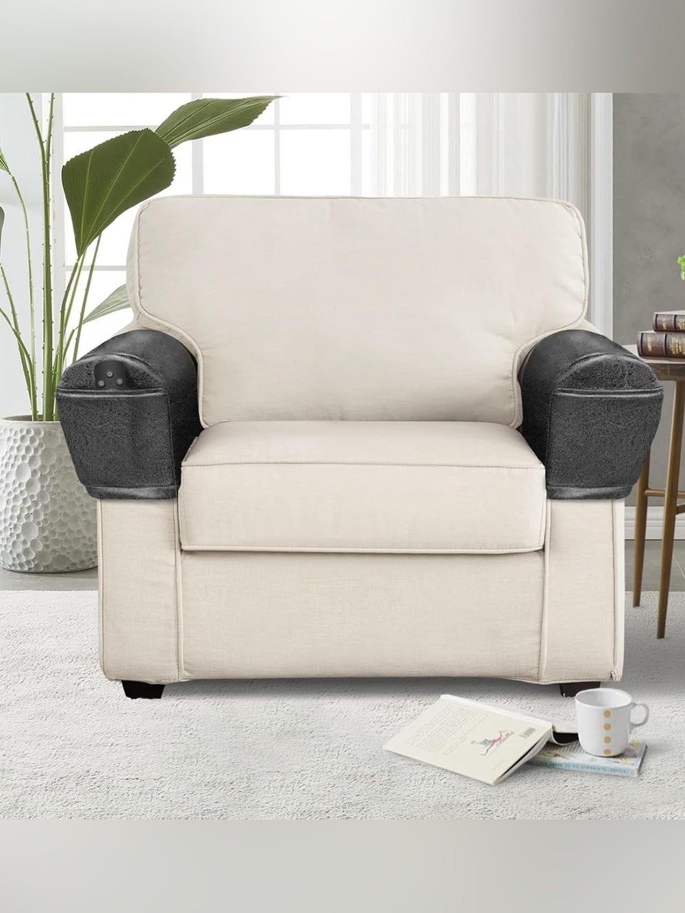 Leather Look Couch Arm Covers Set of 2
NWT